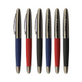 Luxury High-High Gares Gift Pen Set Metal Roller Pen Pen Logotipo de logotipo personalizado con barril de pulverización de pegamento